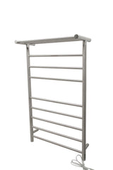 ANZZI TW-AZ012BN Eve 8-Bar Stainless Steel Wall Mounted Electric Towel Warmer Rack in Brushed Nickel