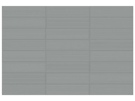 Anatolia Geometra 3X12 Divide Charcoal Glossy Ceramic Wall Tile 4000-0313-0 Charcoal Divide 3x12 - premium natural stone mosaic tile from Anatolia Tile, available at PoshHaus showroom in Keene, NH