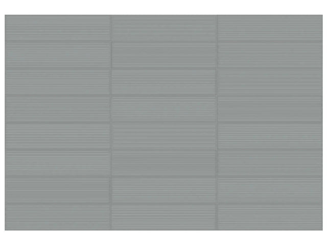 Anatolia Geometra 3X12 Divide Charcoal Glossy Ceramic Wall Tile 4000-0313-0 Charcoal Divide 3x12 - premium natural stone mosaic tile from Anatolia Tile, available at PoshHaus showroom in Keene, NH
