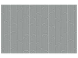 Anatolia Geometra 3X12 Ivy Charcoal Glossy Ceramic Wall Tile 4000-0308-0 Charcoal Ivy 3x12 - premium natural stone mosaic tile from Anatolia Tile, available at PoshHaus showroom in Keene, NH