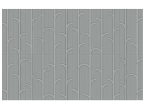 Anatolia Geometra 3X12 Ivy Charcoal Glossy Ceramic Wall Tile 4000-0308-0 Charcoal Ivy 3x12 - premium natural stone mosaic tile from Anatolia Tile, available at PoshHaus showroom in Keene, NH