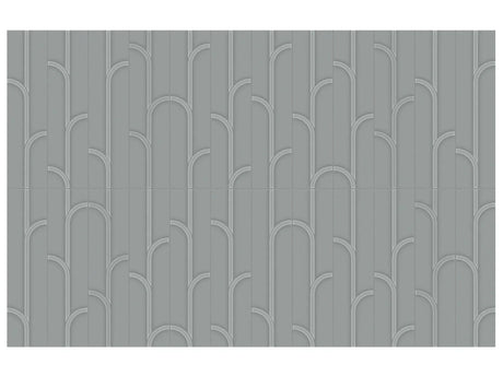 Anatolia Geometra 3X12 Ivy Charcoal Glossy Ceramic Wall Tile 4000-0308-0 Charcoal Ivy 3x12 - premium natural stone mosaic tile from Anatolia Tile, available at PoshHaus showroom in Keene, NH