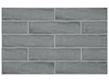 Anatolia Tile 3X12 Teramoda Charcoal Glossy 4000-0249-0 Charcoal - premium natural stone mosaic tile from Anatolia Tile, available at PoshHaus showroom in Keene, NH