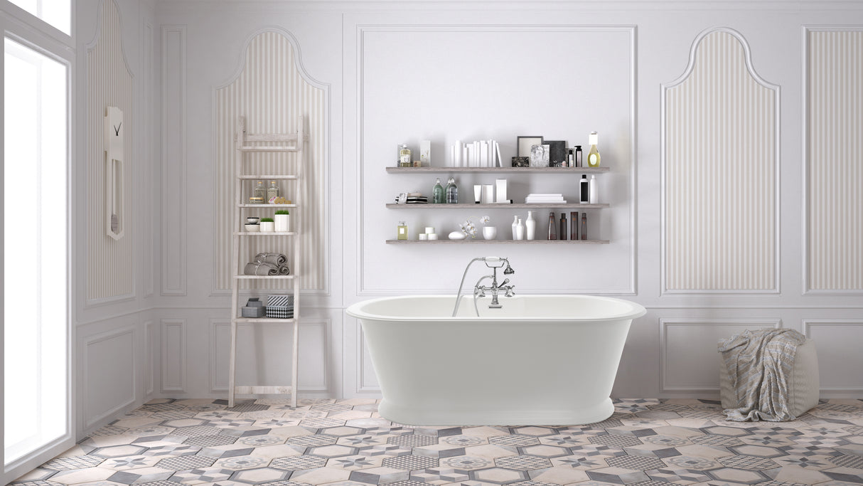 Hydro Systems CHT6632HTO-ALM CHATEAU 6632 METRO TUB ONLY-ALMOND