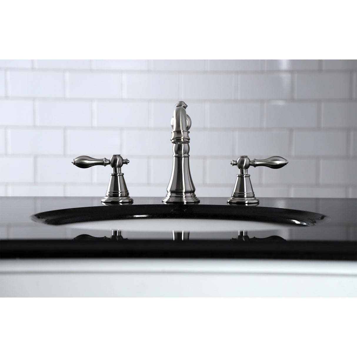 Fauceture FSC1978AL English Classic Widespread Bathroom Faucet, Brushed Nickel