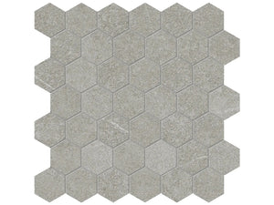 Anatolia Tile 2" Mjork Color Body Porcelain Clay Hexagon 42 Piece Mosaic 4501-0381-0 1 Sheet = .97 Sq. Ft." Clay 2" Hexagon - premium natural stone mosaic tile from Anatolia Tile, available at PoshHaus showroom in Keene, NH