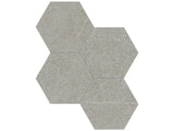 Anatolia Tile 6" Mjork Color Body Porcelain Clay Hexagon 4 Piece Mosaic 4501-0377-0 1 Sheet = .80 Sq. Ft." Clay 6" Hexagon - premium natural stone mosaic tile from Anatolia Tile, available at PoshHaus showroom in Keene, NH