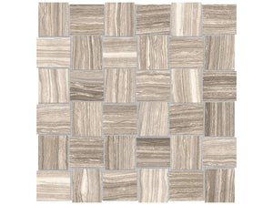 Anatolia Tile 2X2 Basketweave Eramosa Clay Matte Porcelain Mosaics. 1 Sheet = .96 Sq. Ft. 4501-0083-0 (69-232) Clay Basketweave 2x2 - premium natural stone mosaic tile from Anatolia Tile, available at PoshHaus showroom in Keene, NH