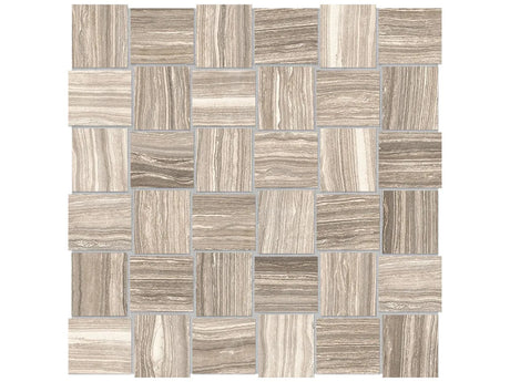 Anatolia Tile 2X2 Basketweave Eramosa Clay Matte Porcelain Mosaics. 1 Sheet = .96 Sq. Ft. 4501-0083-0 (69-232) Clay Basketweave 2x2 - premium natural stone mosaic tile from Anatolia Tile, available at PoshHaus showroom in Keene, NH