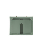 Breckenridge 30" Single Vanity, Smokey Celadon w/ 3 CM White Zeus Top