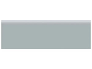 Anatolia Tile 2 X 6 Soho Cloud Blue Glossy Glazed Ceramic Wall Bullnose 4002-0120-0 Cloud Blue 2x6 Bullnose - premium natural stone mosaic tile from Anatolia Tile, available at PoshHaus showroom in Keene, NH