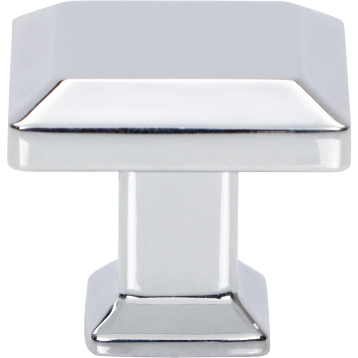 Atlas Homewares Sweetbriar Lane Square Knob 1 1/4 Inch Polished Chrome