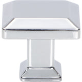 Atlas Homewares Sweetbriar Lane Square Knob 1 1/4 Inch Polished Chrome