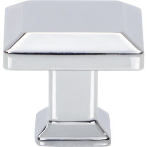 Atlas Homewares Sweetbriar Lane Square Knob 1 1/4 Inch Polished Chrome