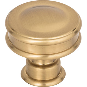 Atlas Homewares Oskar Knob 1 1/4 Inch Warm Brass