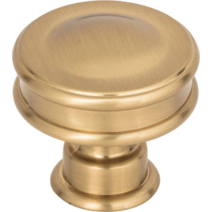 Atlas Homewares Oskar Knob 1 1/4 Inch Warm Brass