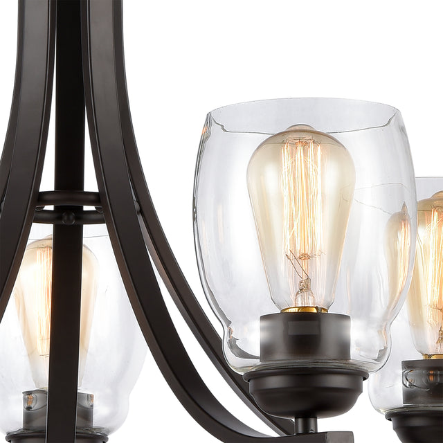 Elk CN320521 Calistoga 25'' Wide 5-Light Chandelier - Oil Rubbed Bronze