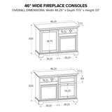 Howard Miller 46" Fireplace Console FP46F