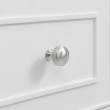 Lorelai 48" Single Vanity, Bright White w/ 3 CM Victorian Silver Silestone Top