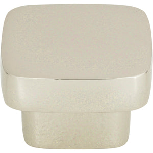 Atlas Homewares Chunky Square Knob Large 1 13/16 Inch Polished Nickel