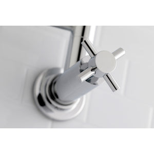 Kingston Brass KS8101DX Concord Wall Mount Pot Filler Kitchen Faucet, Polished Chrome