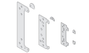 Häfele 924.17.298 Mounting Plate, for Simonswerk TECTUS TE 240/340/526/540/640 3D FZ concealed mortice hinge, TE 540 3D FZ/1