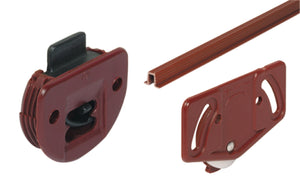 Häfele 404.21.100 Lower Guide, Slido F-Line12 30B, with Double Bearing Mounted Axle, brown