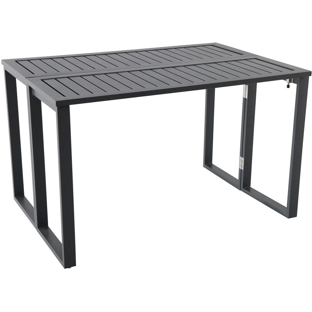 Hanover CONDNSQTBL Conrad Aluminum Folding Table 36"x41"