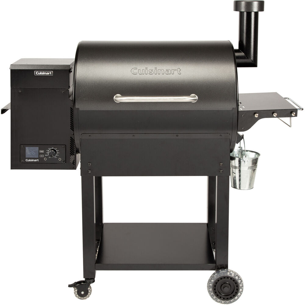 Cuisinart Grill CPG-700 Deluxe Wood Pellet Grill & Smoker, 8 in 1 Cooking Capabilities