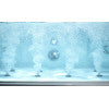 EAGO AM196ETL 6 ft Clear Rectangular Acrylic Whirlpool Bathtub for Two