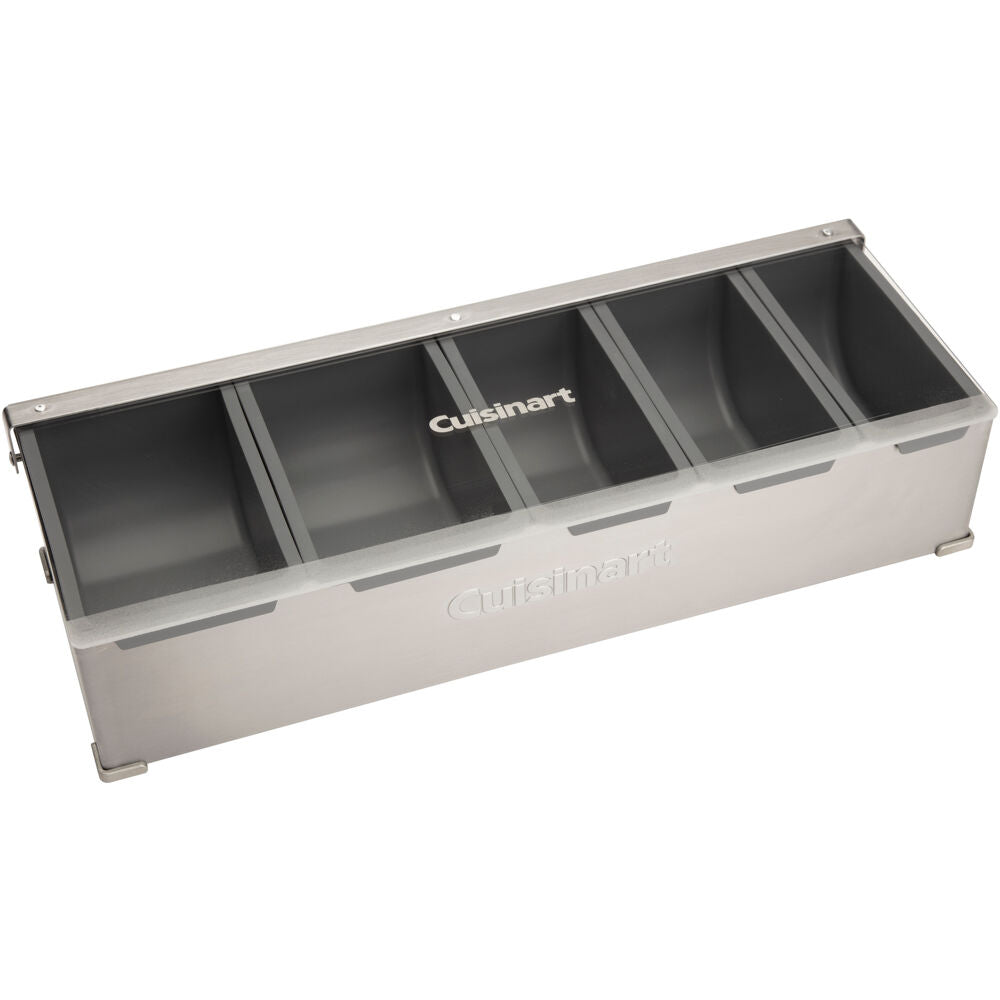 Cuisinart Grill CPS-617 Condiment & Topping Station for Pizza, Omelets, Burgers, Tacos & More