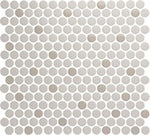 Marazzi Nu_Tempo La Crema Penny Rounds 3/4 Glossy Mosaic Tile