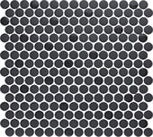 Marazzi Nu_Tempo Midnight City Penny Rounds 3/4 Glossy Mosaic Tile