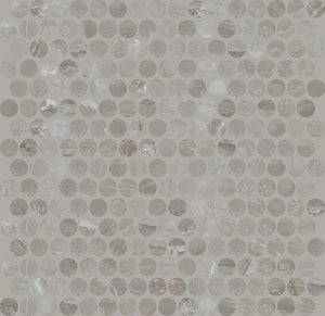 Daltile Famed Fortune Penny Rounds 3/4x3/4 Microban Matte Mosaic Tile