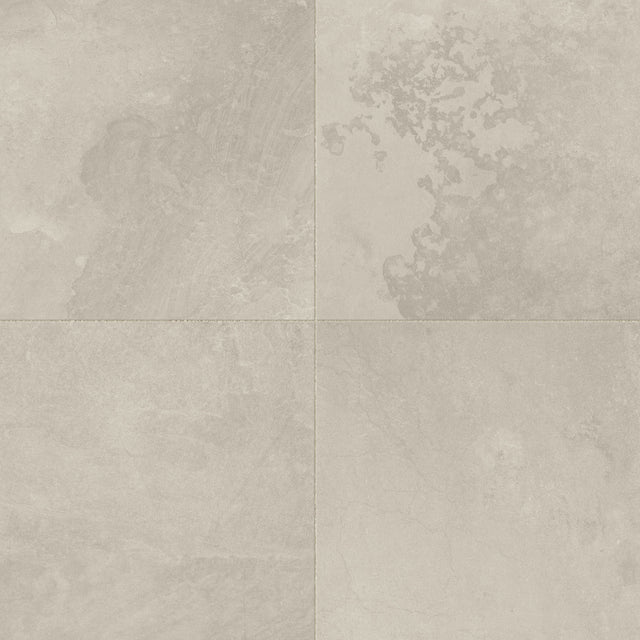 Daltile Slate Attache Meta Light Gray Square 24x24 Matte Floor Tile