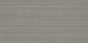 Daltile Fabric Art Modern Linear Medium Gray Rectangle 12x24 Modern Linear Matte Floor Tile