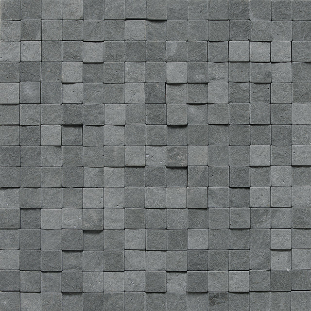 Daltile Stone a la Mod Urban Bluestone High-Low Split Face 3/4x3/4 Split Face Mosaic Natural Stone Tile