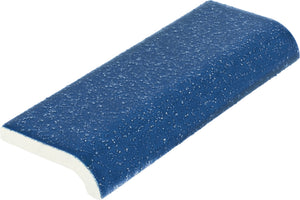 Daltile Color Wheel Splash Sea Breeze A4200 Radius Bullnose Abrasive Wall Tile Trim