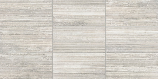 American Olean Reservorio Mineral Rectangle 12x24 Fluted Matte Wall Tile