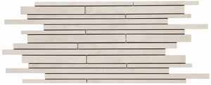 Daltile Delegate Off White Random Linear Matte Mosaic Tile