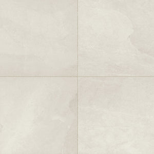 Daltile Slate Attache Meta White Square 24x24 Matte Floor Tile