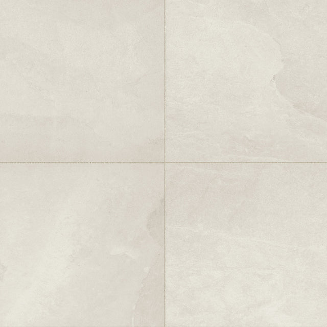 Daltile Slate Attache Meta White Square 24x24 Matte Floor Tile