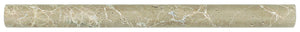 Daltile Marble Emperador Light 1/212PPR Petite Pencil Rail Honed Stone Tile Trim