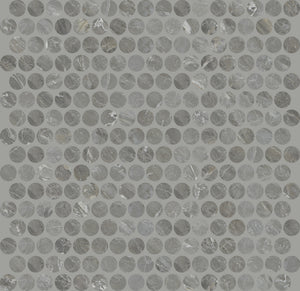 Daltile Famed Glamour Penny Rounds 3/4x3/4 Microban Matte Mosaic Tile