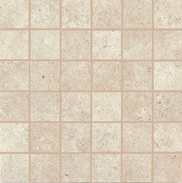 Daltile Haut Monde Nobility White Straight Joint 2x2 Matte Mosaic Tile
