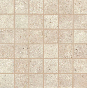 Daltile Haut Monde Nobility White Straight Joint 2x2 Matte Mosaic Tile