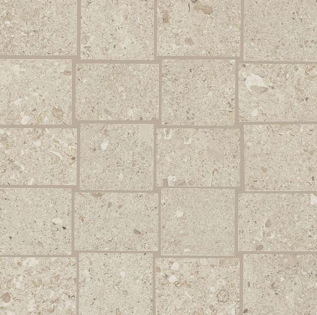 Daltile Dignitary Notable Beige Abstract Matte Mosaic Tile