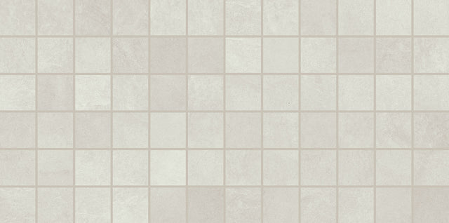 Daltile Slate Attache Meta White Straight Joint 2x2 Matte Mosaic Tile