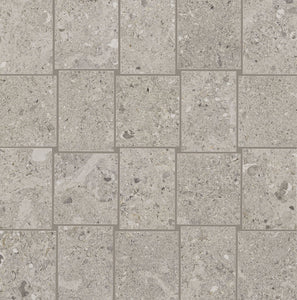 Daltile Dignitary Superior Taupe Abstract Matte Mosaic Tile