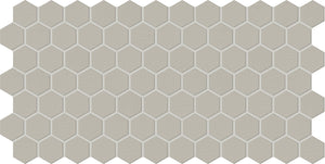 Daltile Keystones Desert Gray Hexagon 2x2 Matte Mosaic Tile